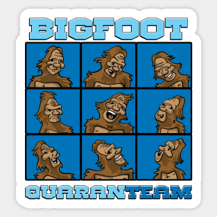 Bigfoot Quaranteam Sticker